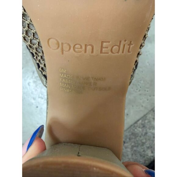 Open Edit Collette Mesh Sandals - Picture 9 of 9